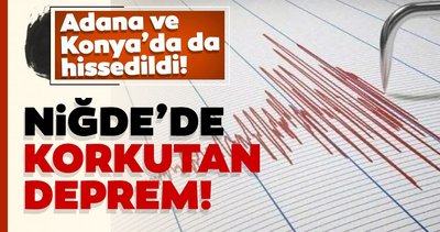 Konya-Niğde Depremi 